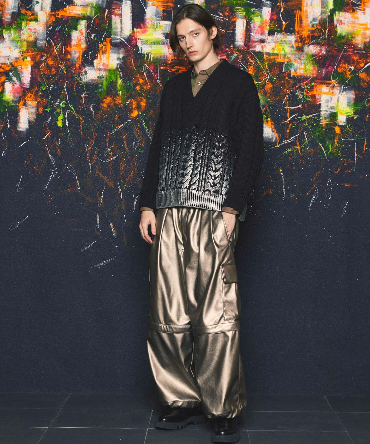 《UNISEX》Cotton Silk Prime-Over Shirt Coat/コットンシルクプライムオーバーシャツコート【MAISON SPECIAL/メゾンスペシャル】