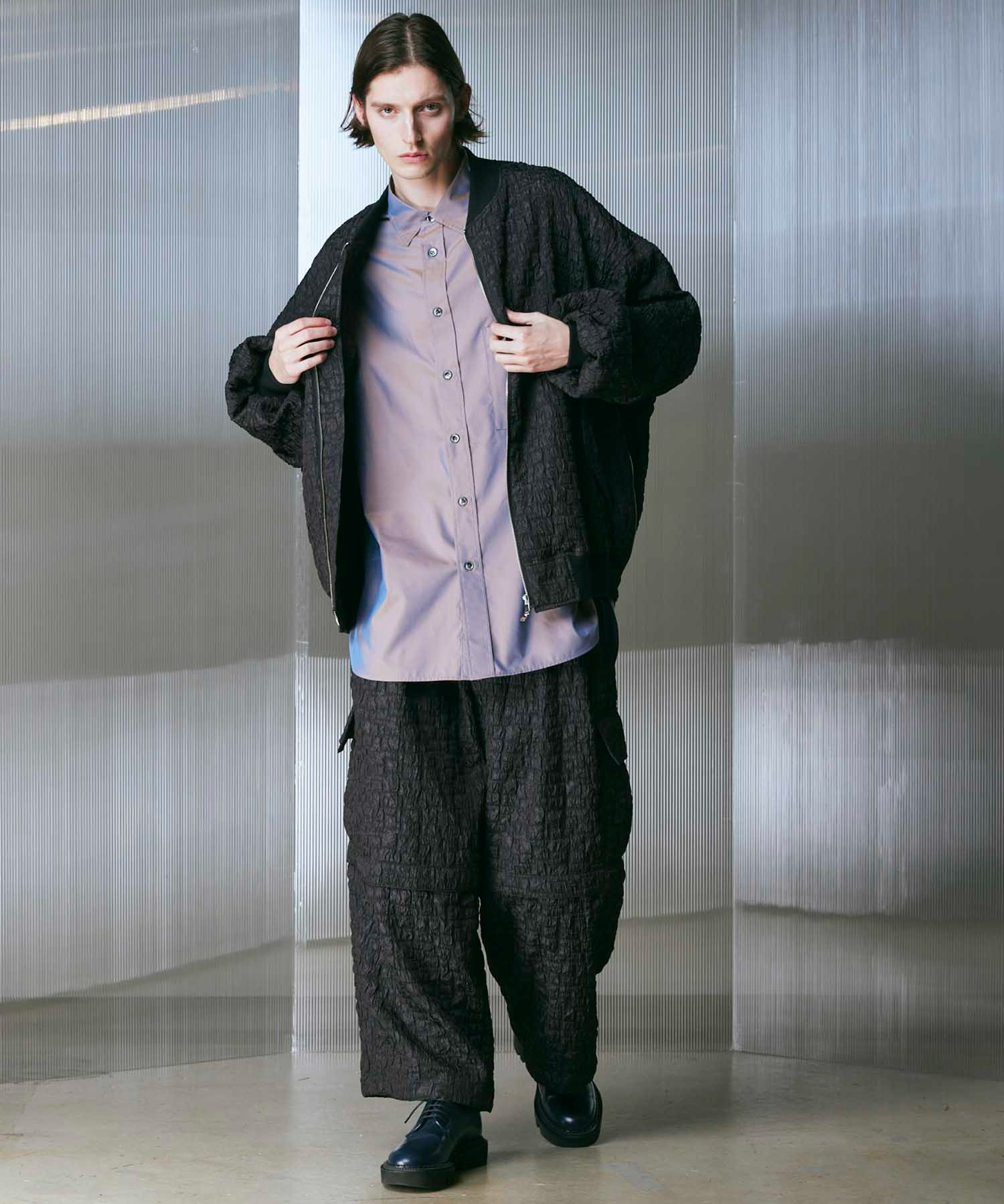 《UNISEX》Cotton Silk Prime-Over Shirt Coat/コットンシルクプライムオーバーシャツコート【MAISON SPECIAL/メゾンスペシャル】