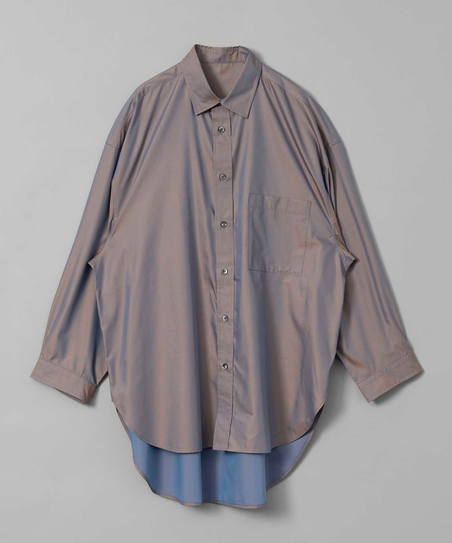 《UNISEX》Cotton Silk Prime-Over Shirt Coat/コットンシルクプライムオーバーシャツコート【MAISON SPECIAL/メゾンスペシャル】