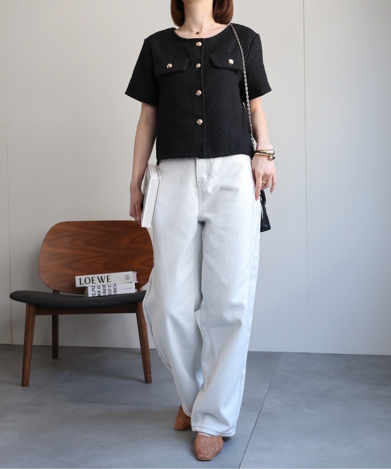 モデル：162cm 着用サイズ：F
