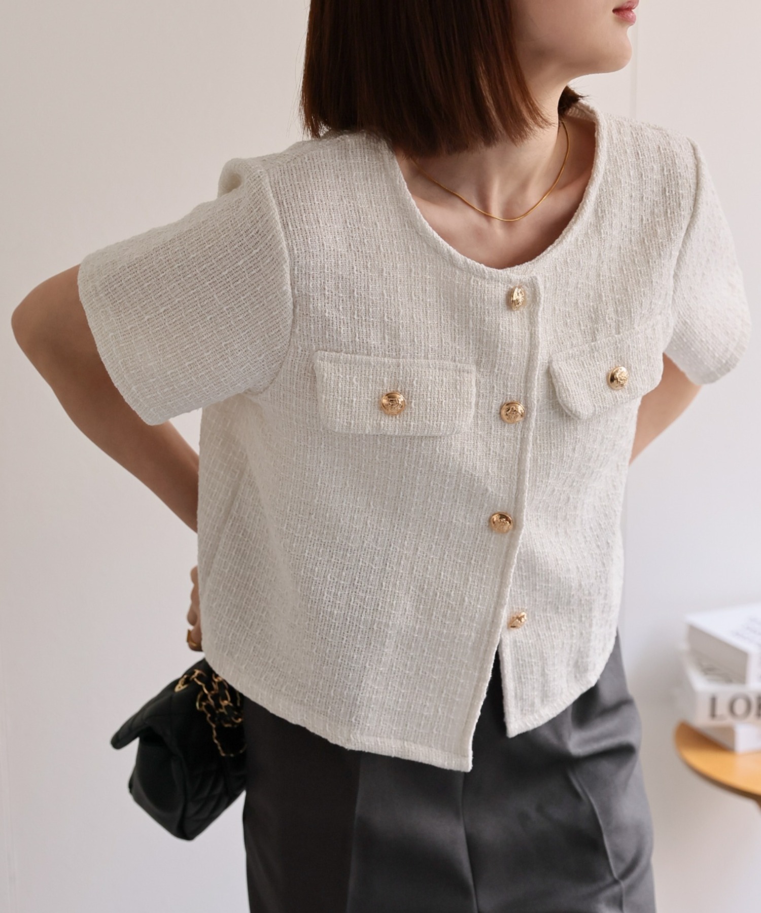 モデル：162cm 着用サイズ：F