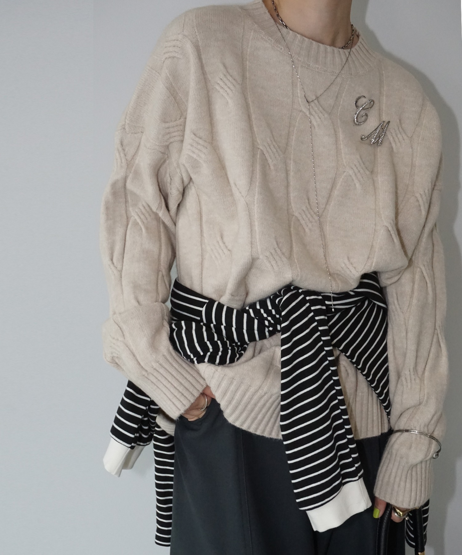 【お値下げ】バーバリー ケーブルニット fd7b9330bc75f13546144dcd29a35e