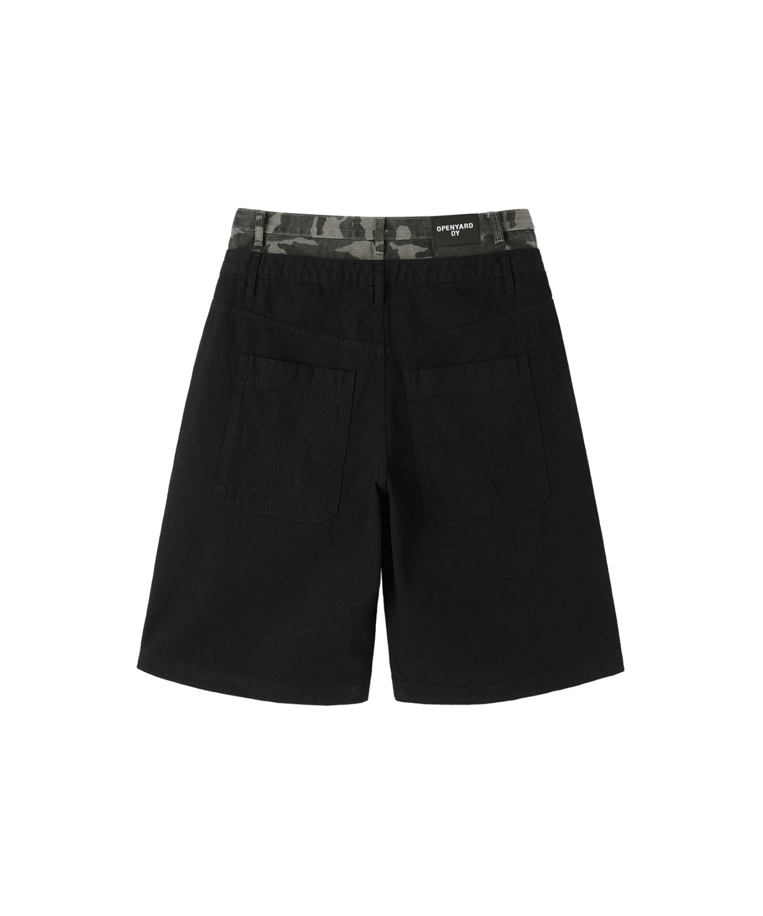 OY/オーワイ』LAYERED WAIST WIDE SHORTS/レイヤードウエストワイド