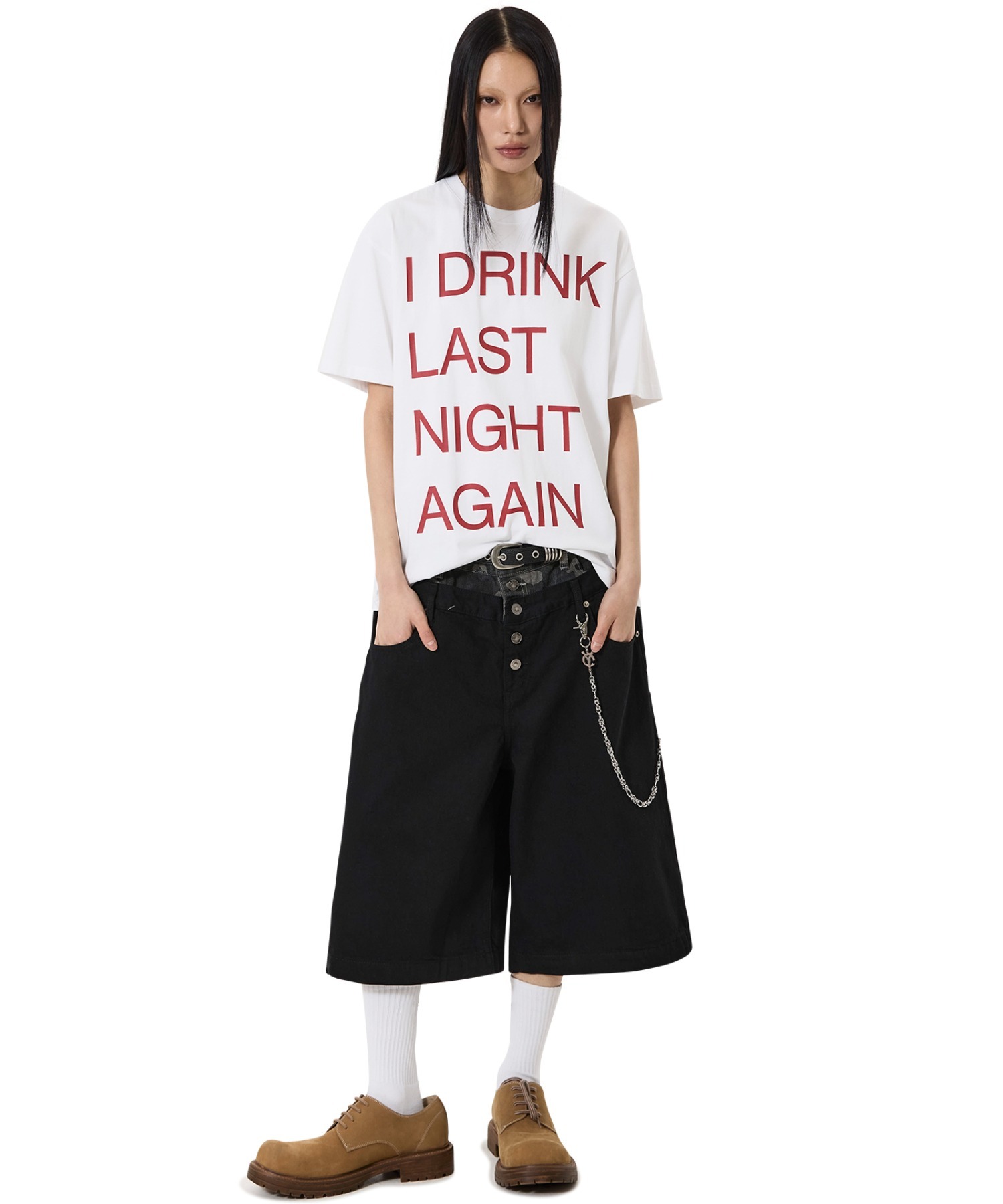 OY/オーワイ』LAYERED WAIST WIDE SHORTS/レイヤードウエストワイド