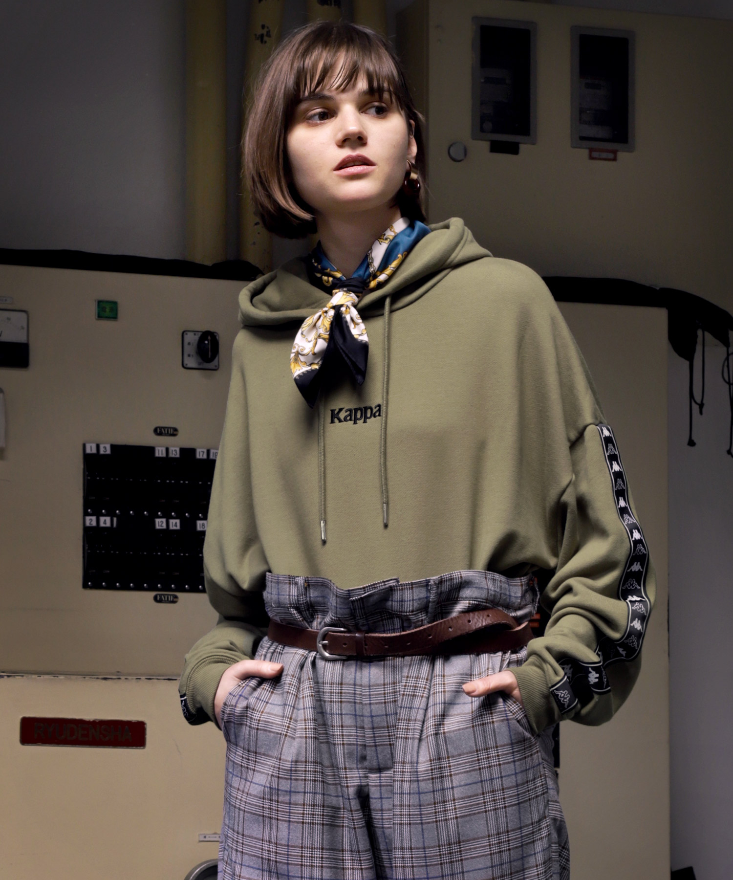 Kappa カッパ 別注ビッグシルエット 袖テープ プルオーバーパーカー Emma Clothes Emma Clothes エマクローズ 公式オンラインストア