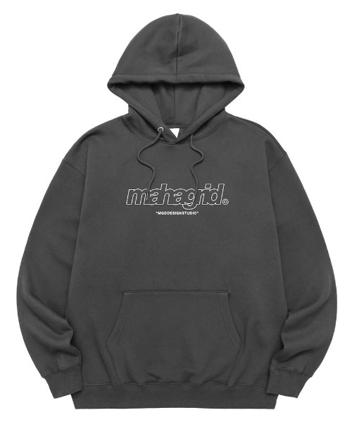 mahagrid/マハグリッド』THIRD LOGO HOODIE/サードロゴ プルオーバーパーカー mahagrid│A'GEM/9×.KOM【公式】｜韓国・ストリートブランド通販サイト  エージェムナイン ドットケーオーエム