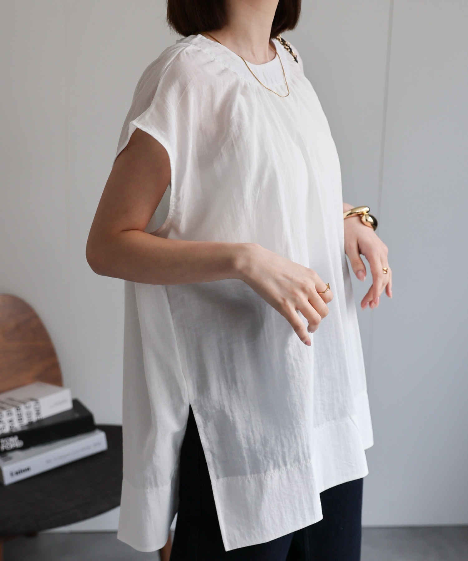 モデル:162cm 着用サイズ：F