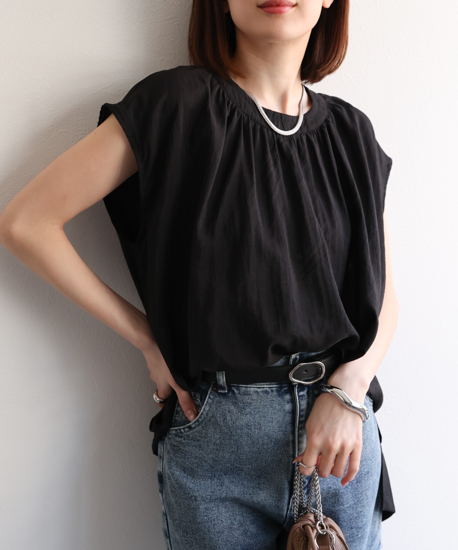 モデル:162cm 着用サイズ：F