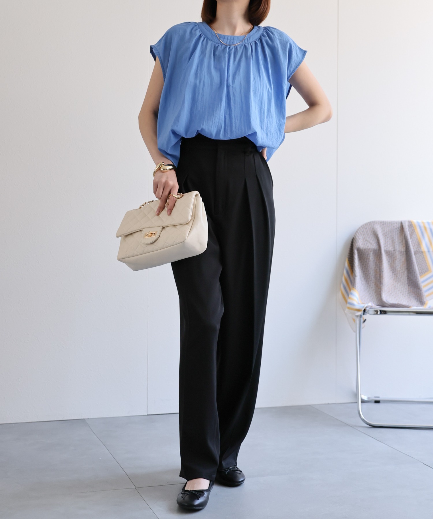 モデル:162cm 着用サイズ：F