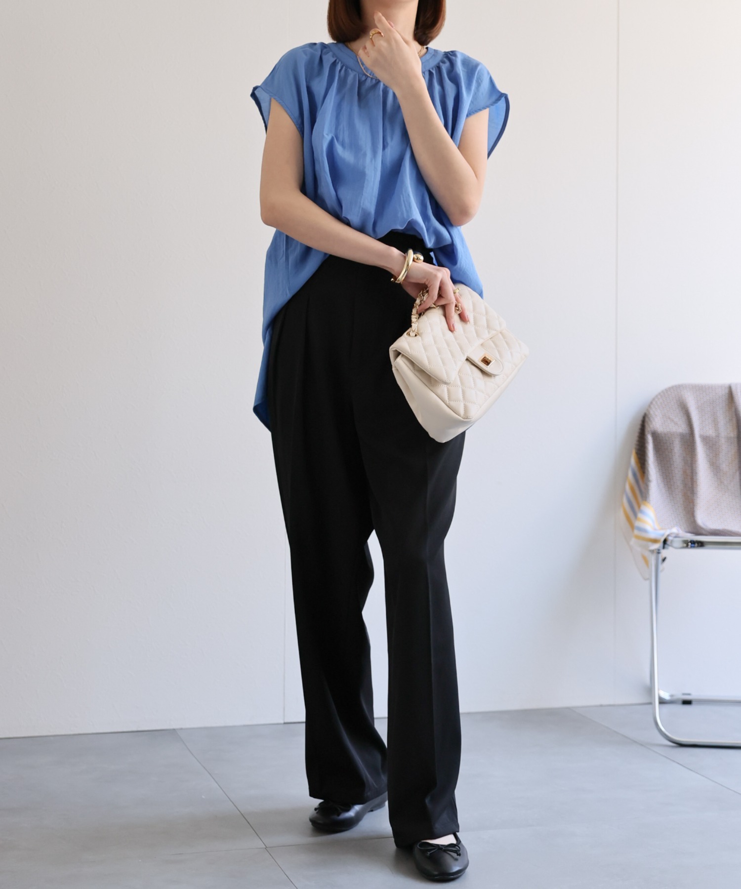 モデル:162cm 着用サイズ：F