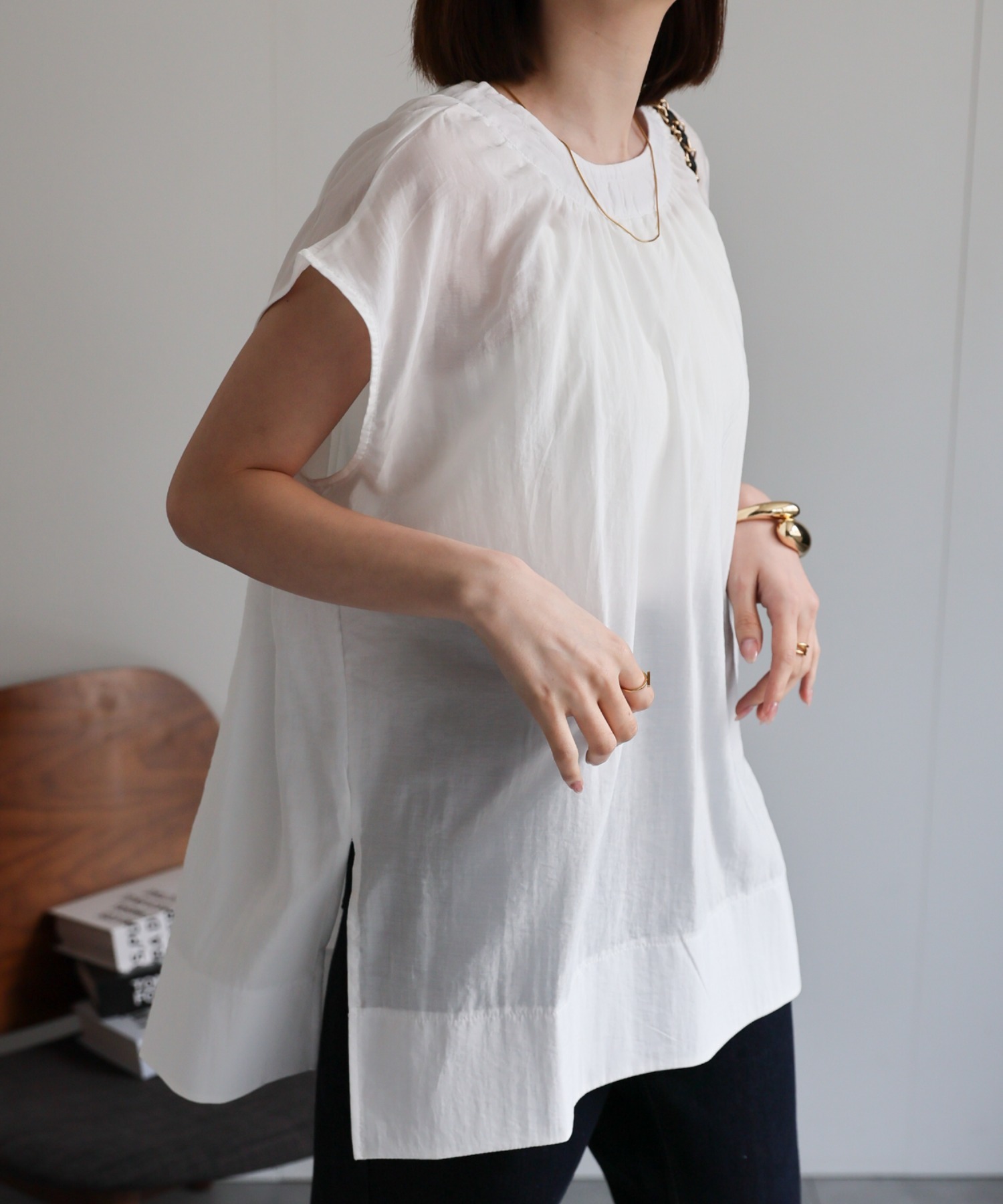 モデル:162cm 着用サイズ：F