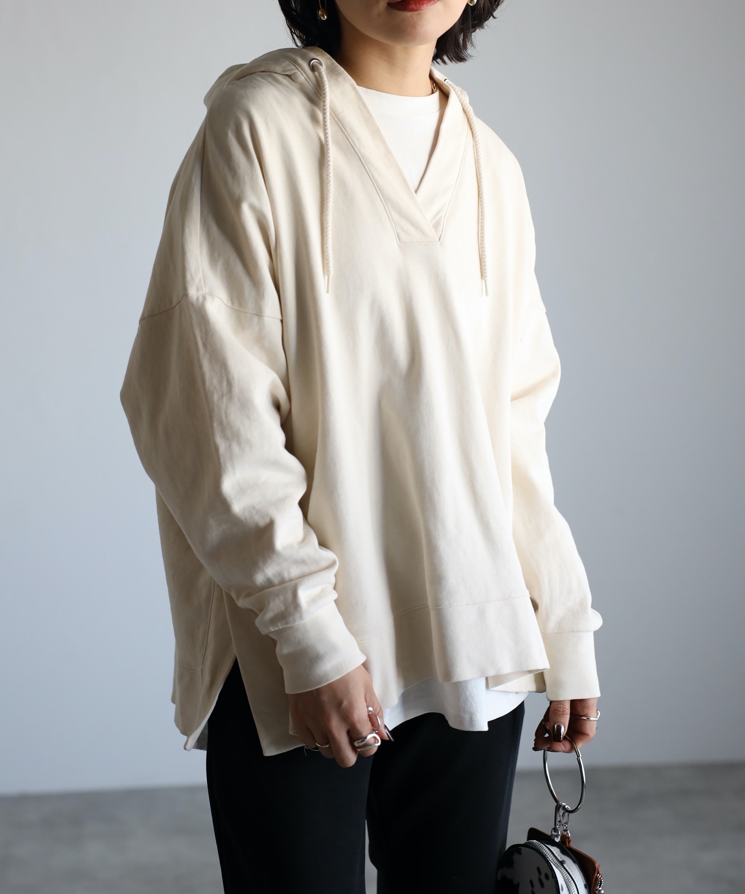 model:162cm  着用サイズ:FREE
