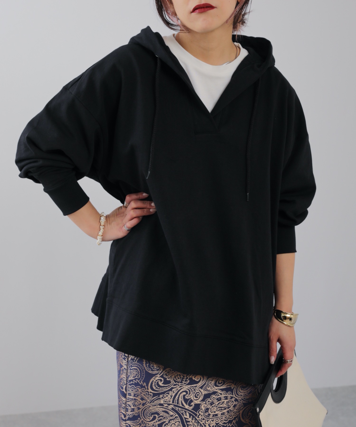  model:156cm  着用サイズ:FREE