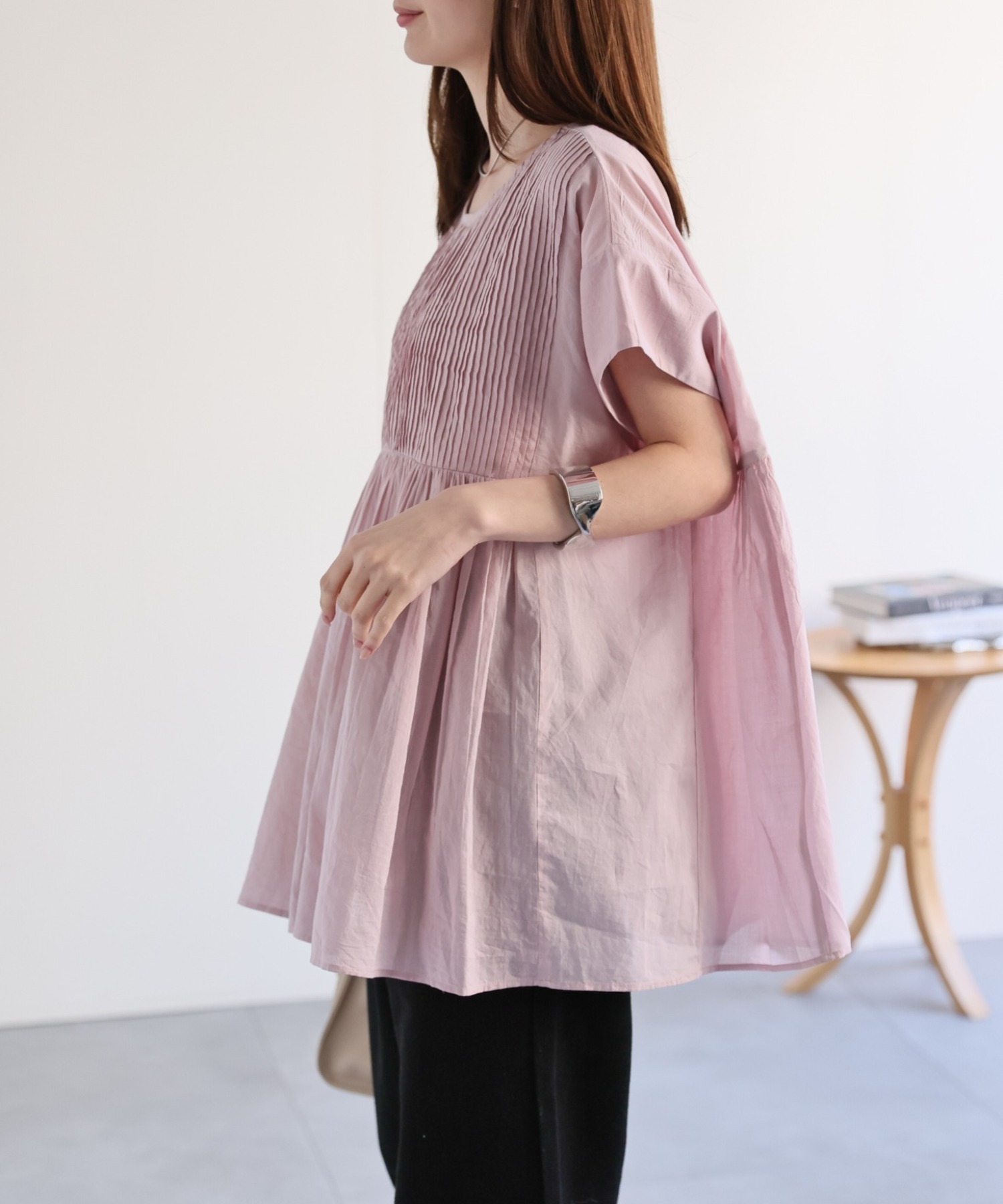 model：162cm 着用サイズ：M