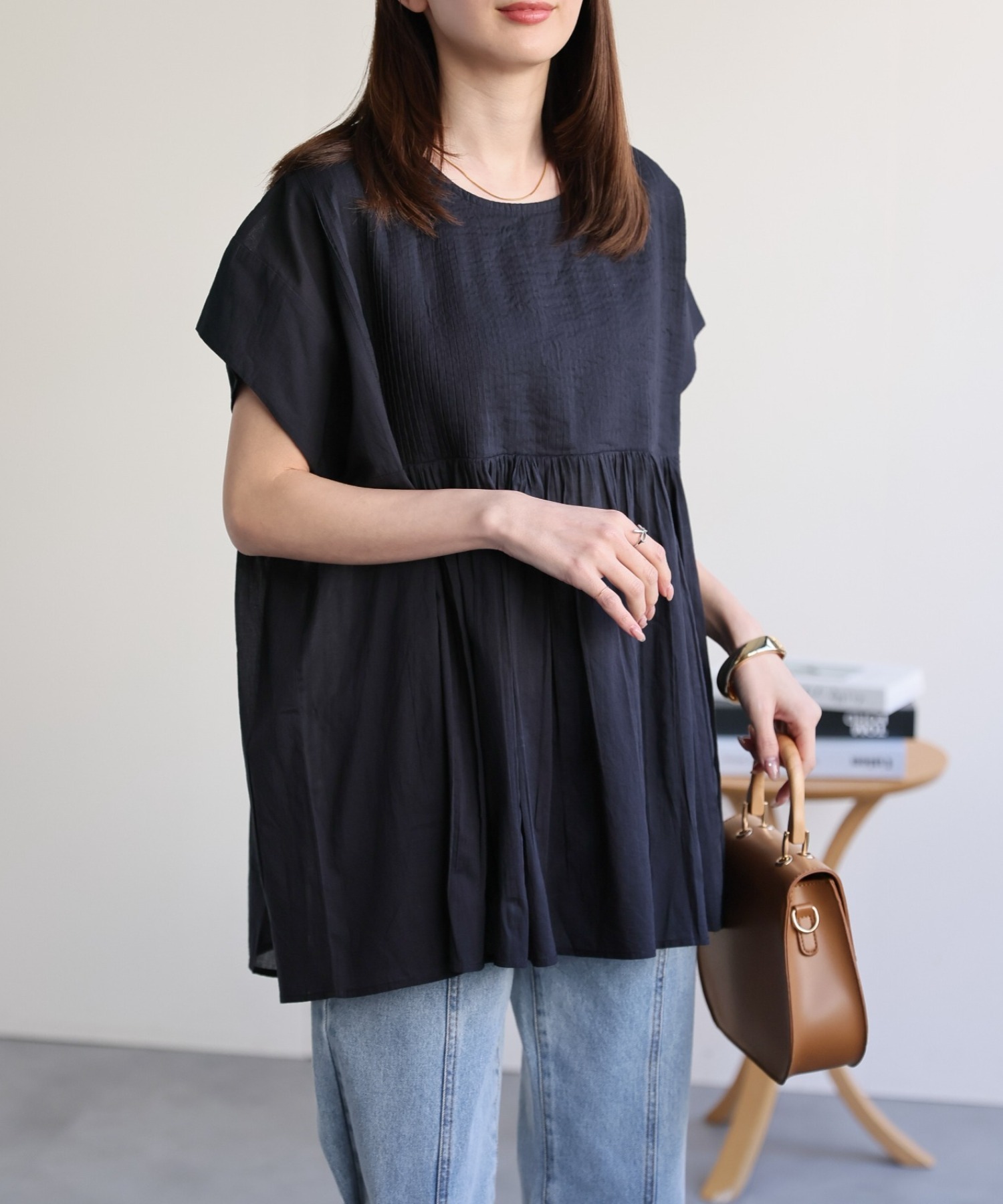 model：162cm 着用サイズ：M