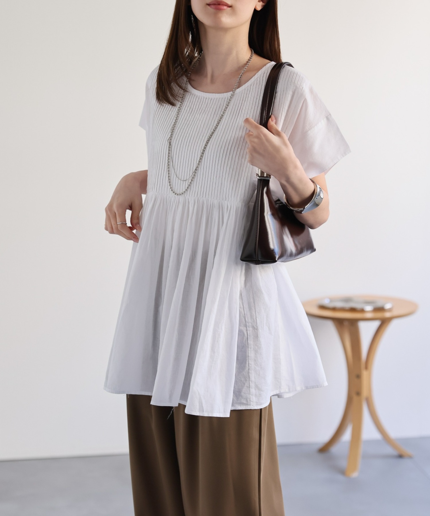 model：162cm 着用サイズ：M