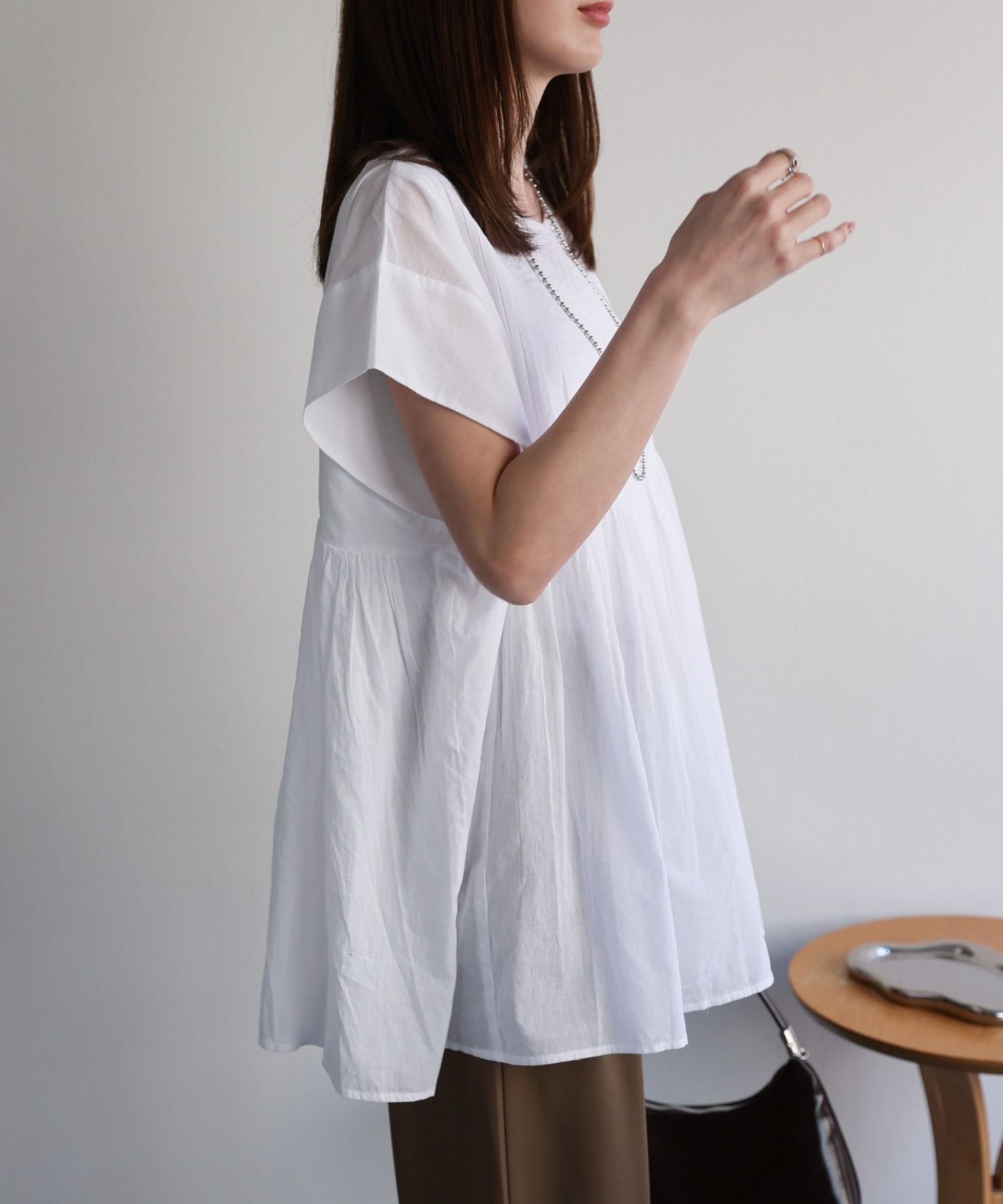 model：162cm 着用サイズ：M