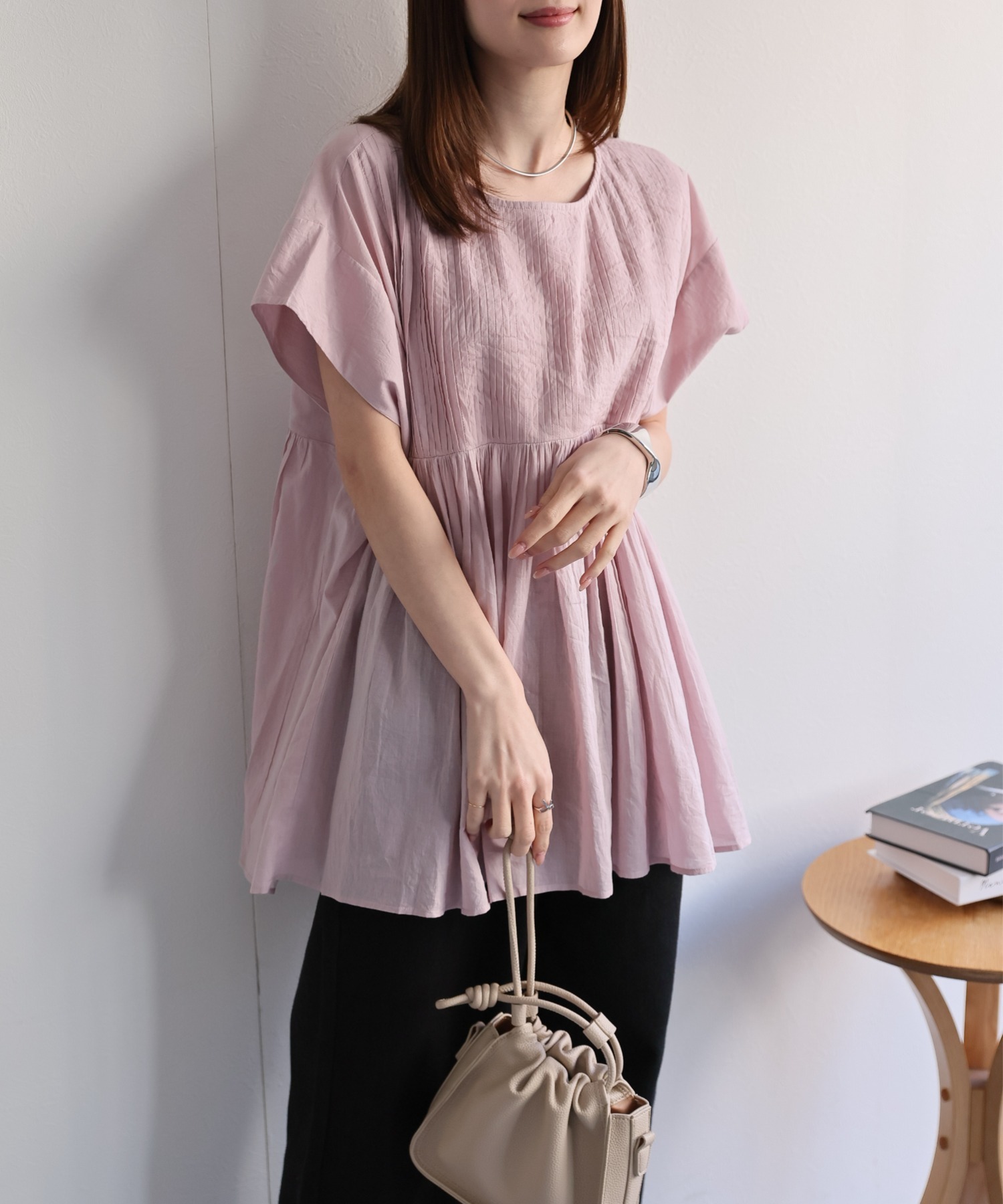 model：162cm 着用サイズ：M