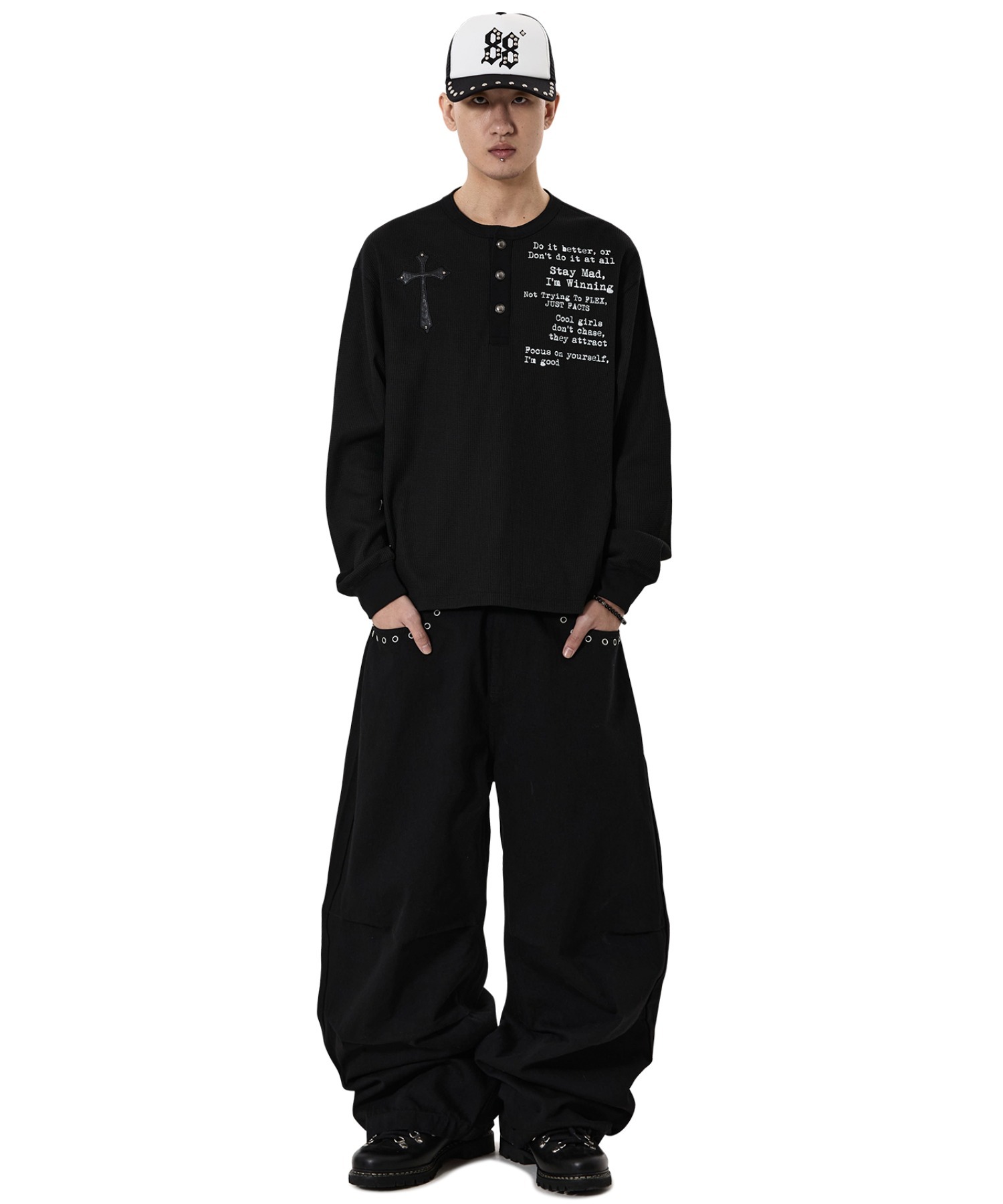 OY/オーワイ』STUDDED SIN 88 CAP/スタッズ88 キャップ OY│A'GEM/9