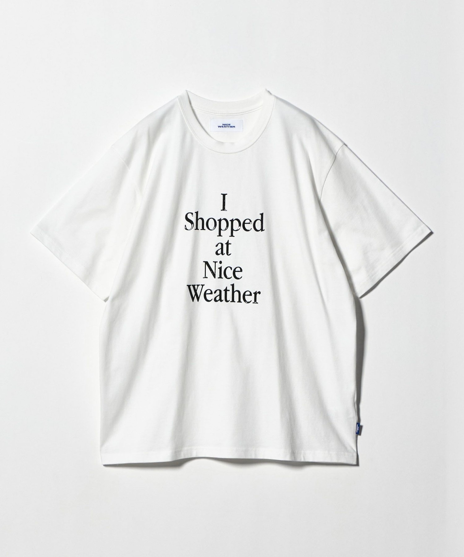 NICE WEATHER — типографская футболка (Type‑graffiti T‑shirt)