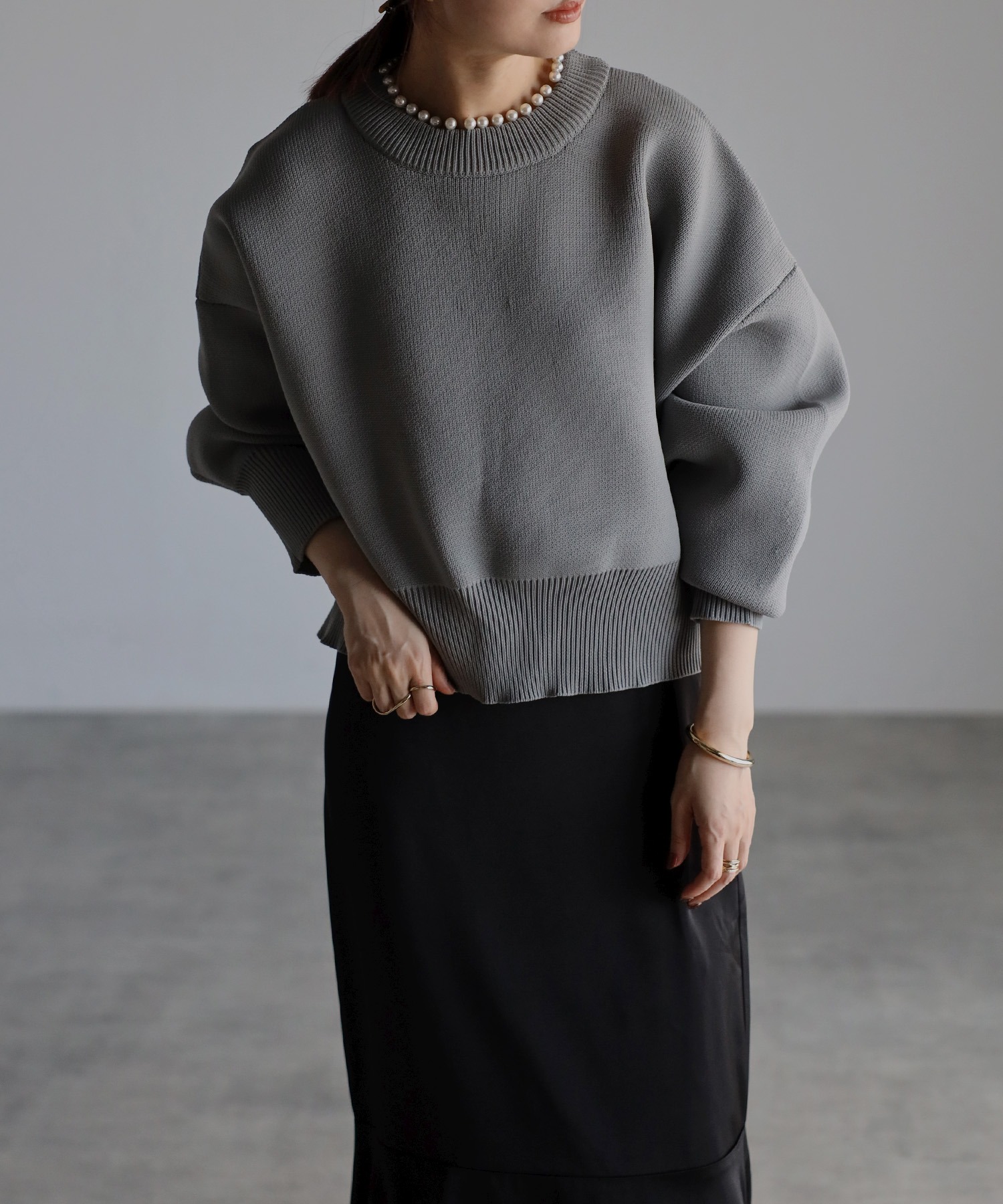 model：H158 着用サイズ：FREE