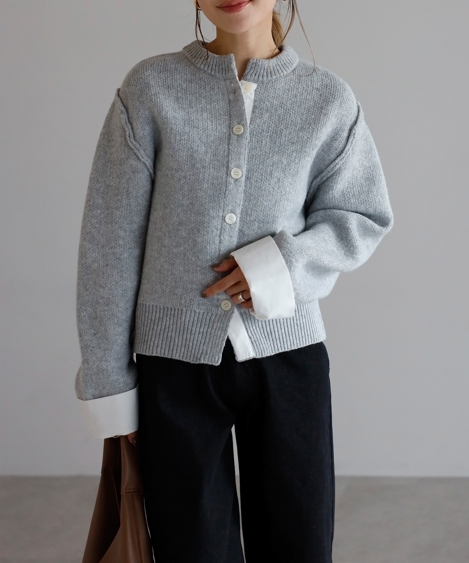 model：H165 着用サイズ：FREE