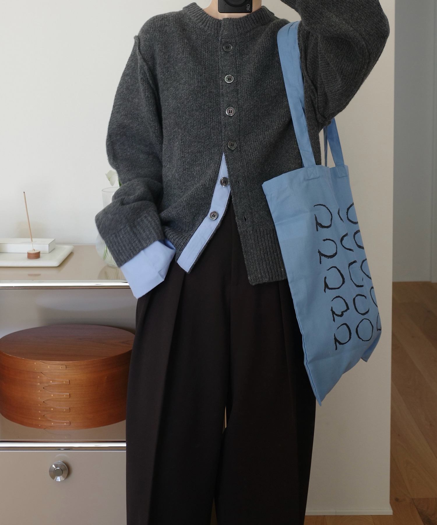 model：H155 着用サイズ：FREE