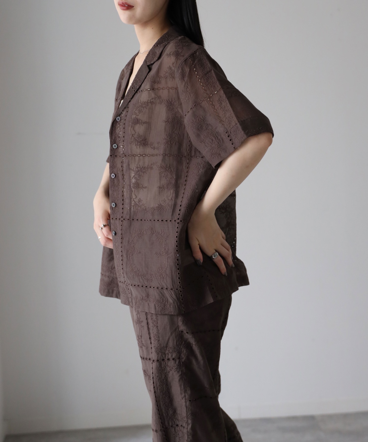 model：164cm  着用サイズ：FREE