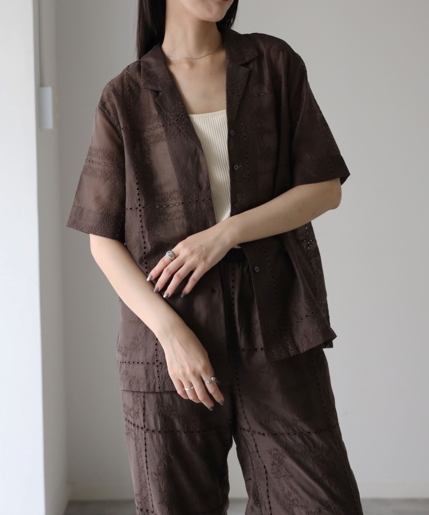model：164cm  着用サイズ：FREE