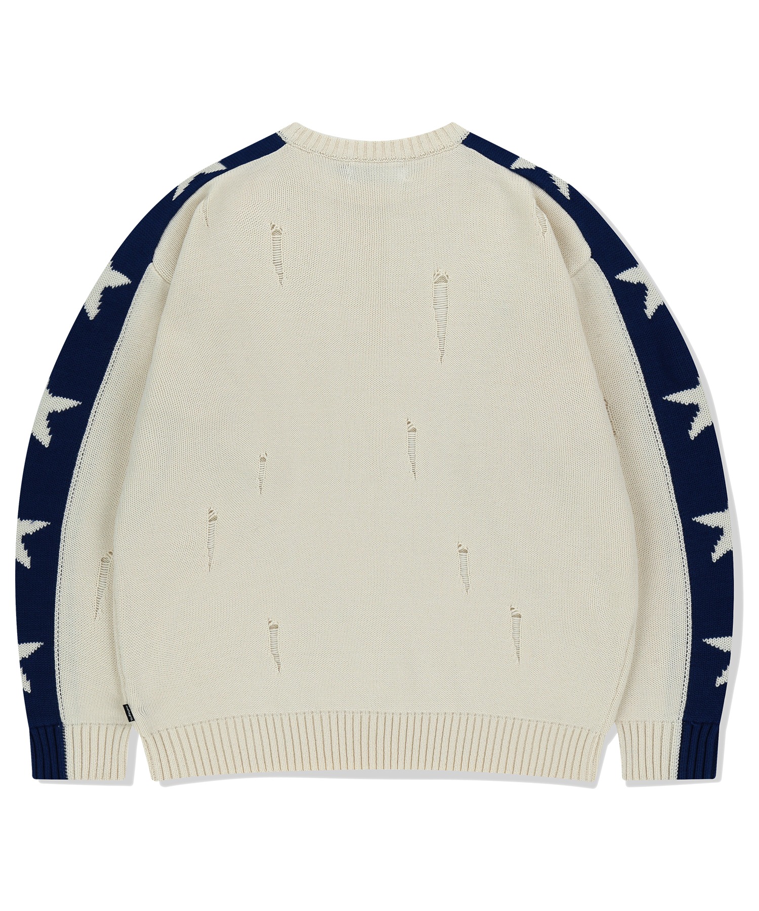 mahagrid/マハグリッド』 STAR CRASH KNIT CREWNECK/スタークラッシュ