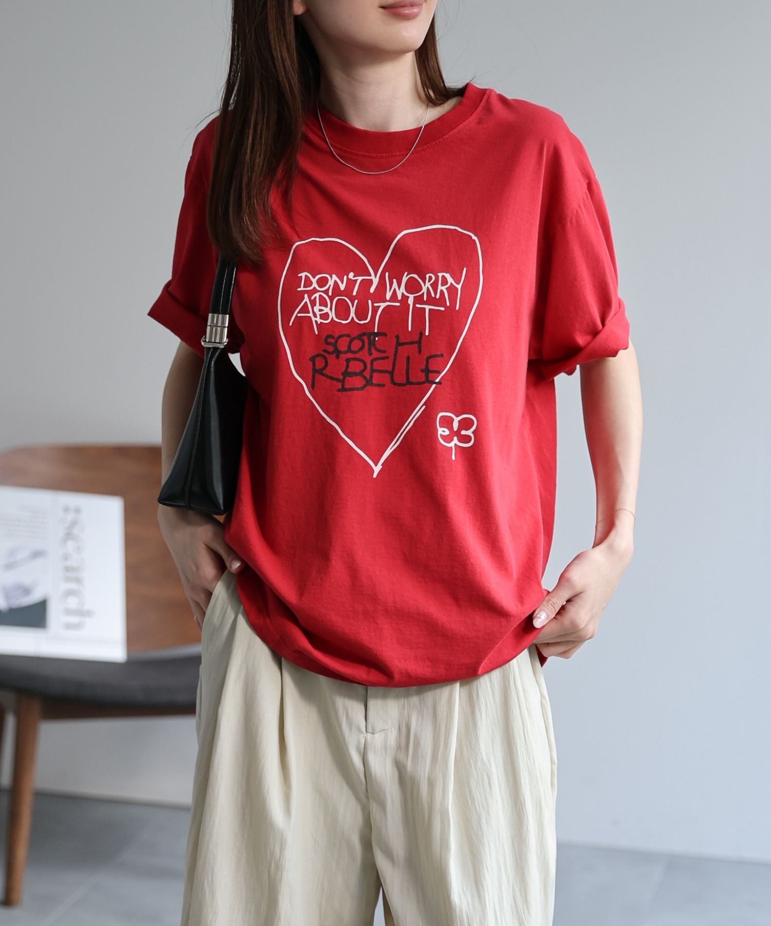 model：162cm 着用サイズ：F