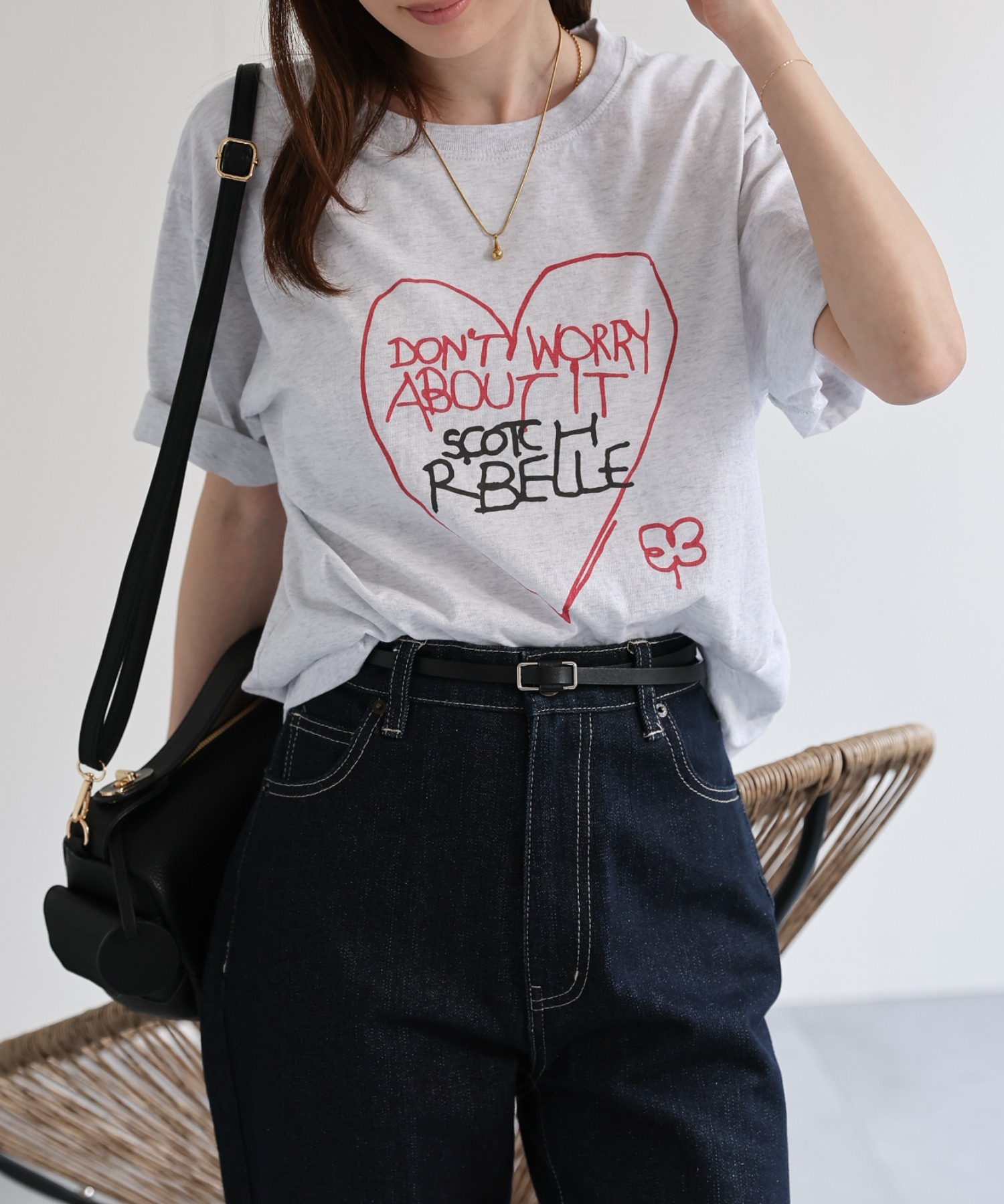 model：162cm 着用サイズ：F