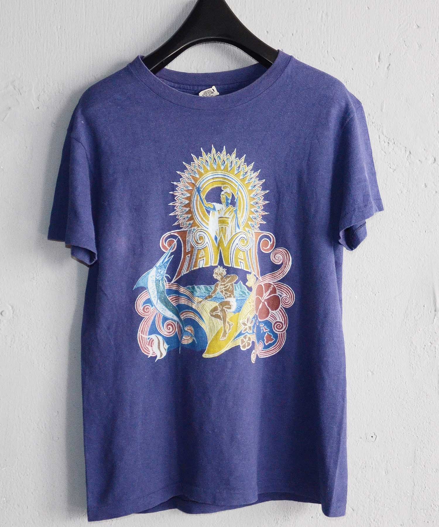 ヴィンテージ古着 70 S Hanes ヘインズタグ Hwaii ハワイ Tシャツ Usa製