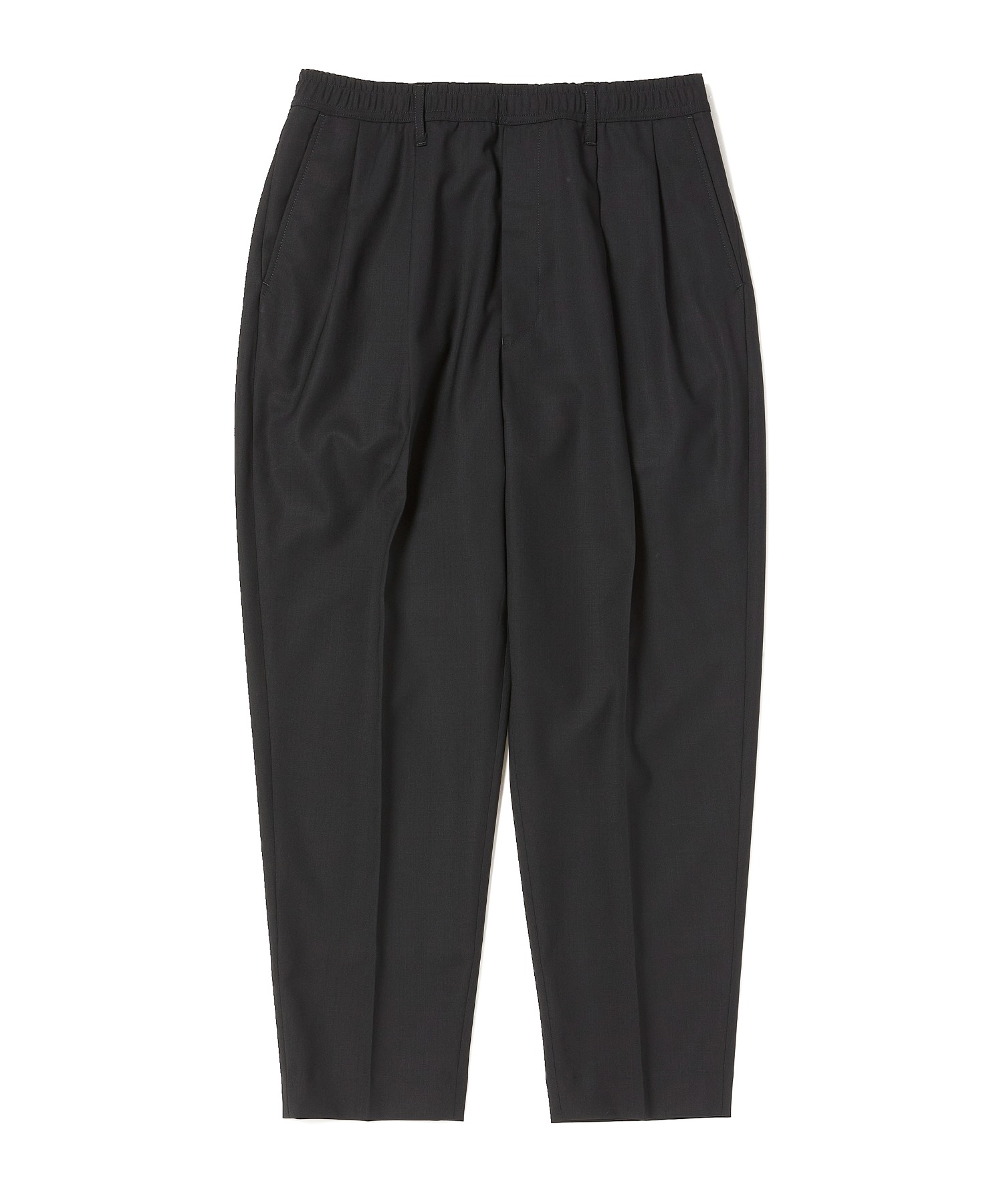 エヌハリウッド wide taperd easy slacks black 36 | www.innoveering.net