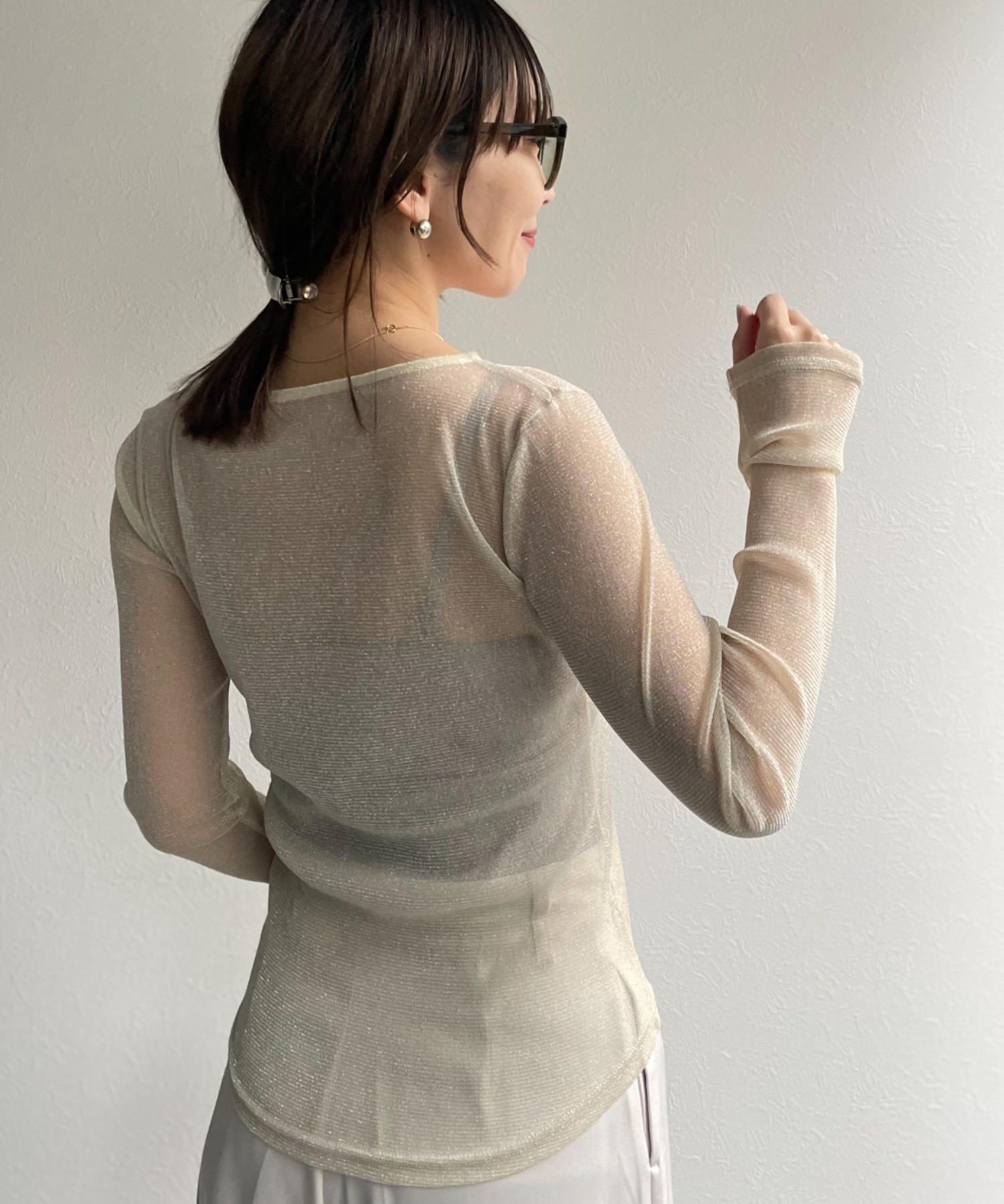 model:162㎝　着用サイズ:FREE
