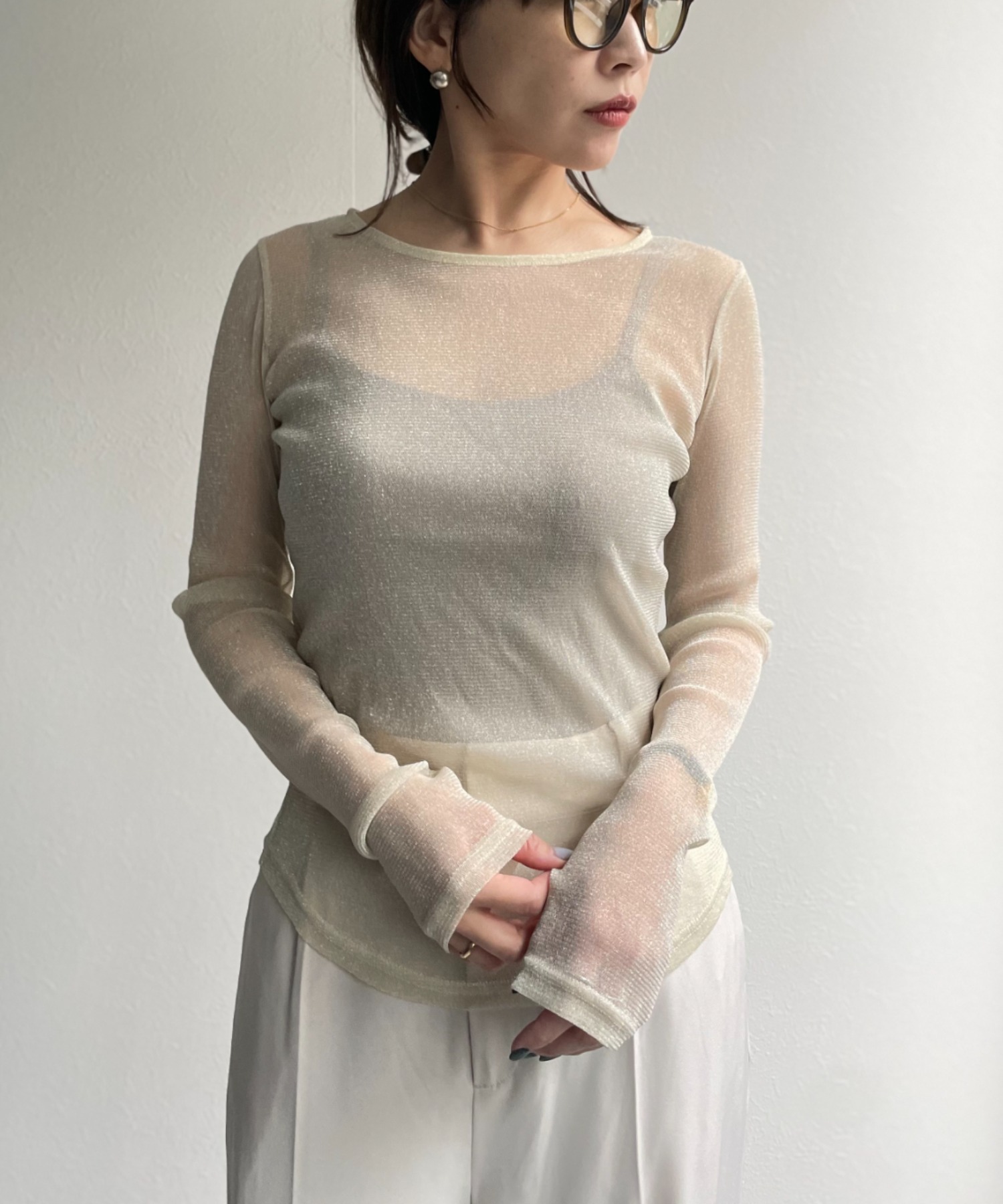 model:162㎝　着用サイズ:FREE