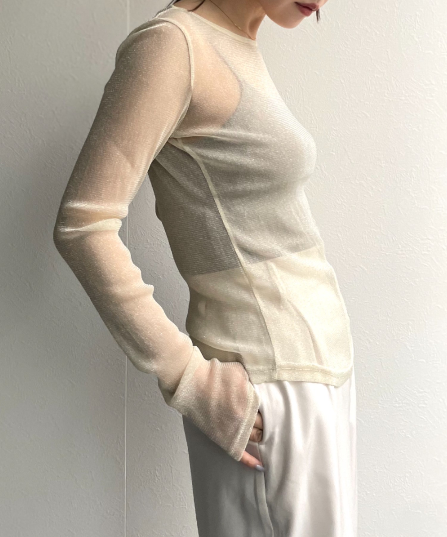 model:162㎝　着用サイズ:FREE