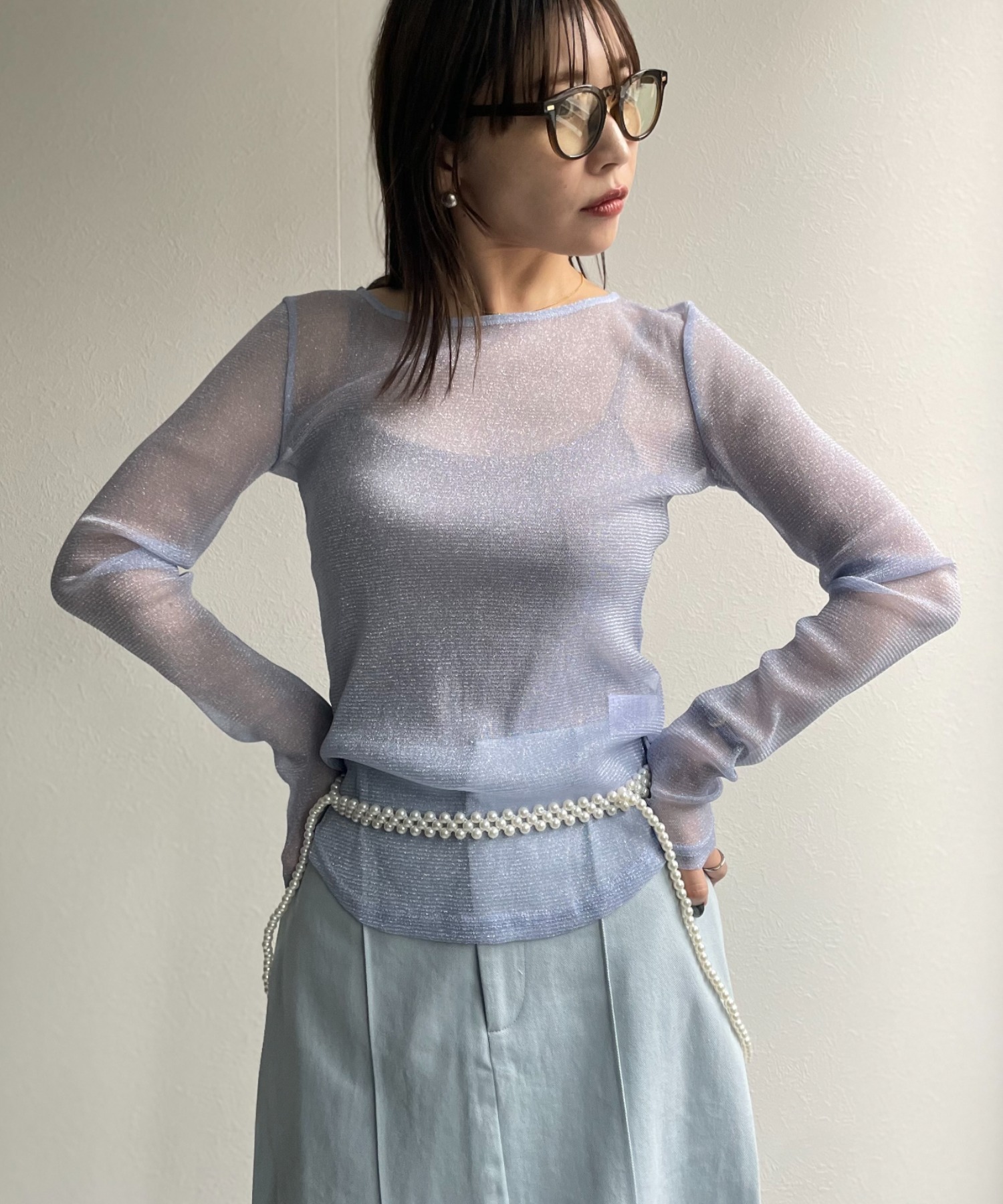 model:162㎝　着用サイズ:FREE