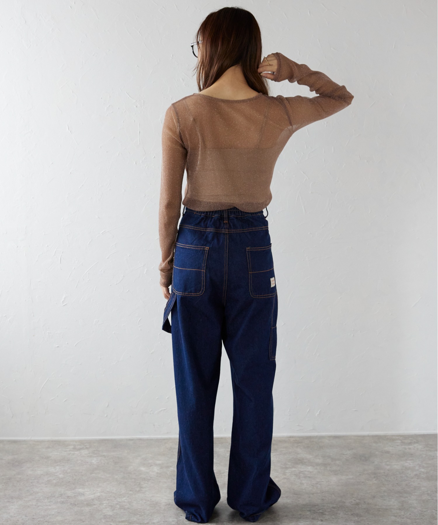 model:158㎝　着用サイズ:FREE