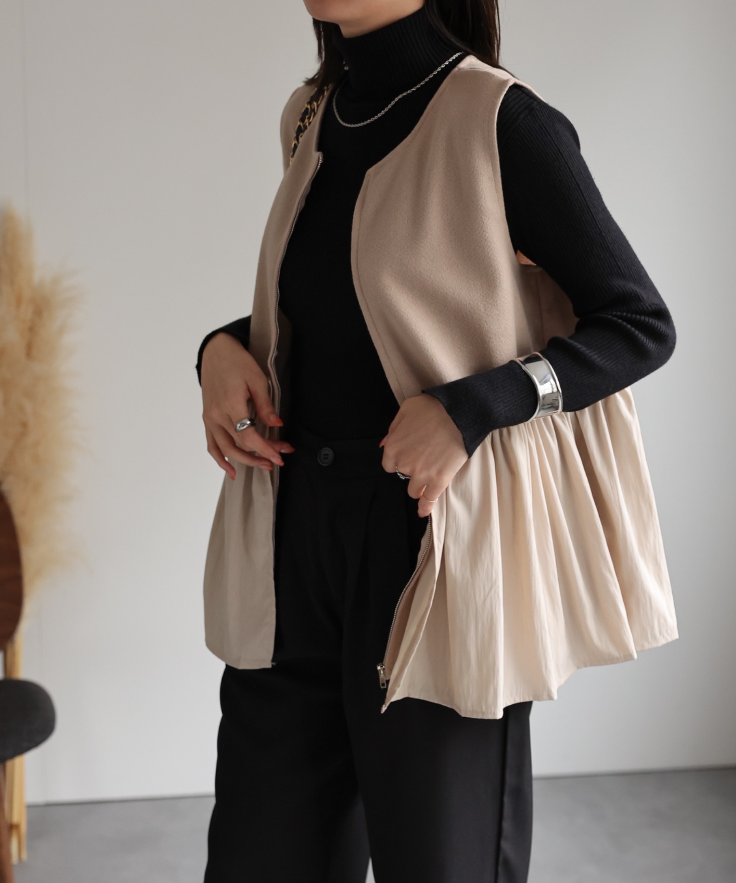 mlodel：162cm 着用サイズ：F