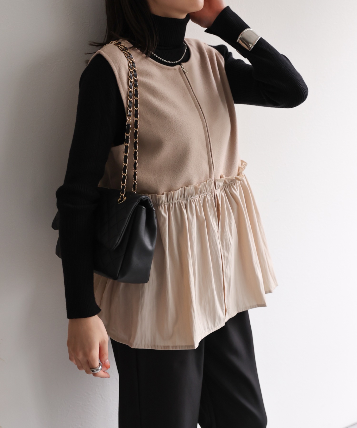 mlodel：162cm 着用サイズ：F