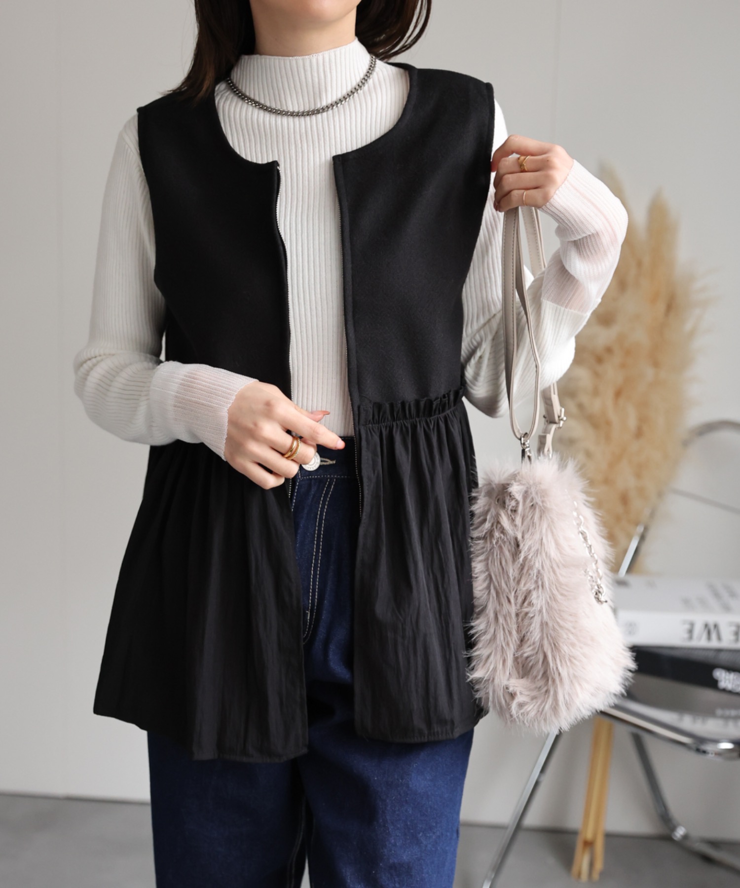 mlodel：162cm 着用サイズ：F