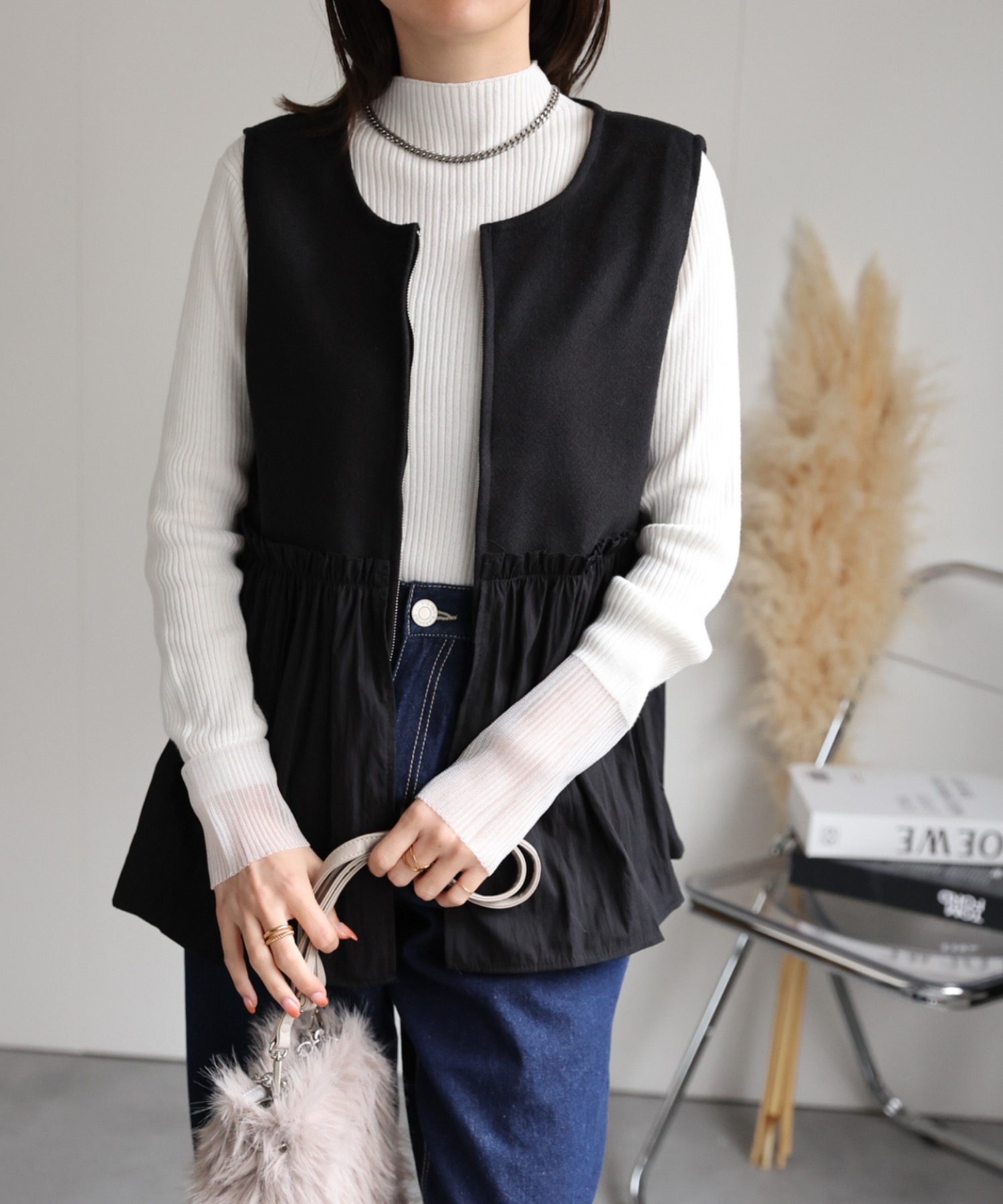 mlodel：162cm 着用サイズ：F