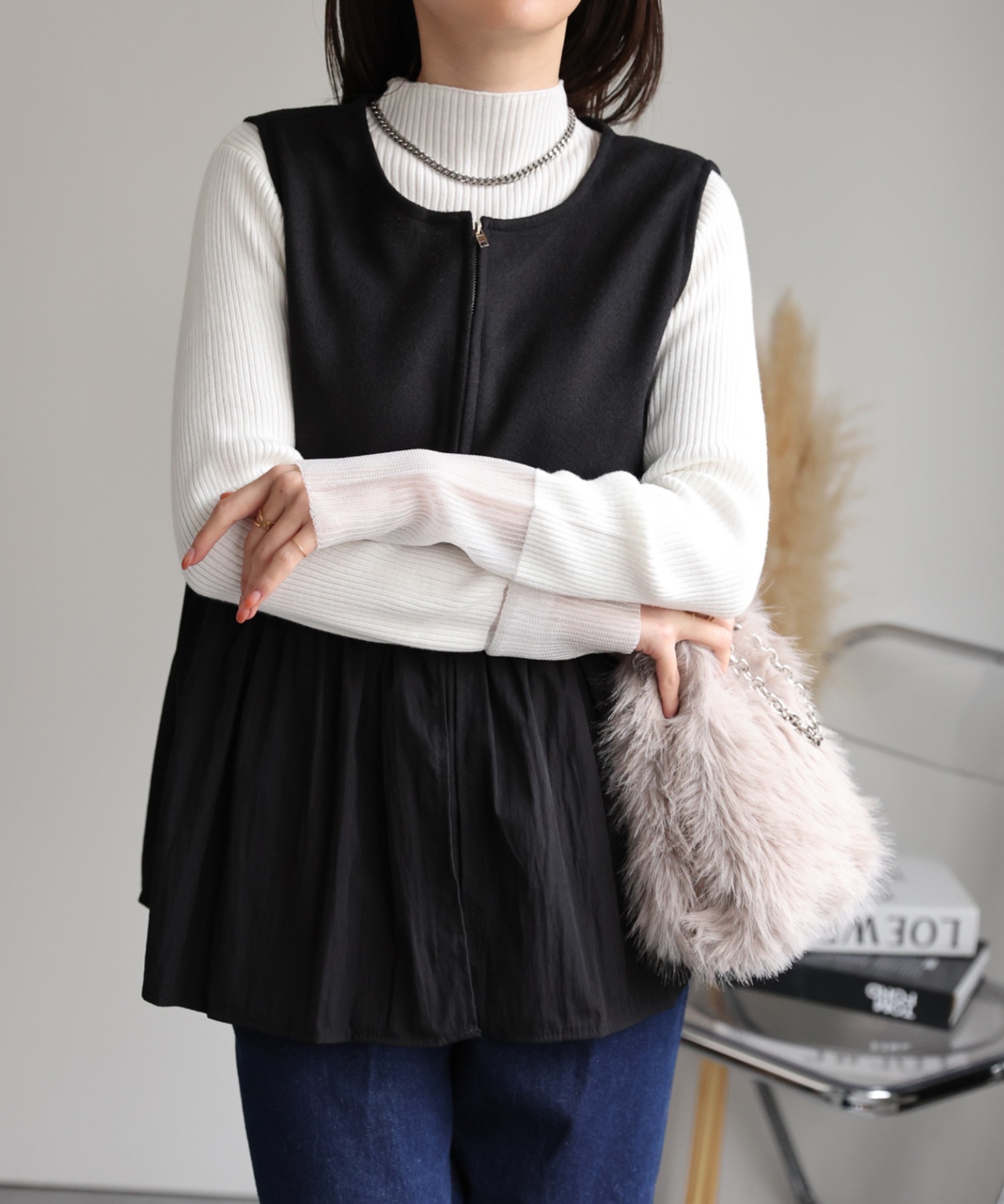 mlodel：162cm 着用サイズ：F