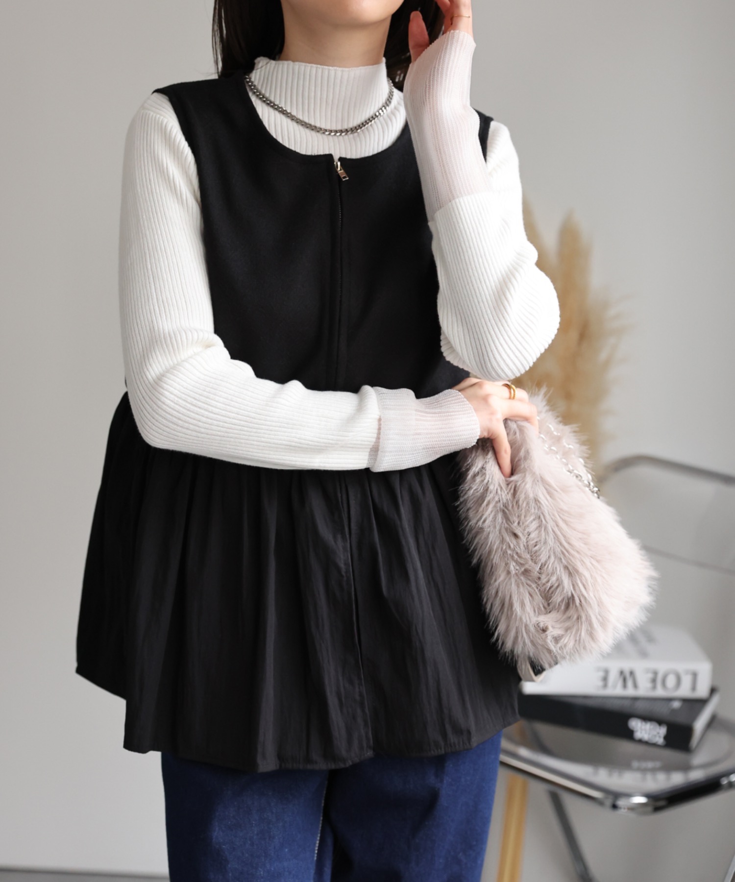 mlodel：162cm 着用サイズ：F