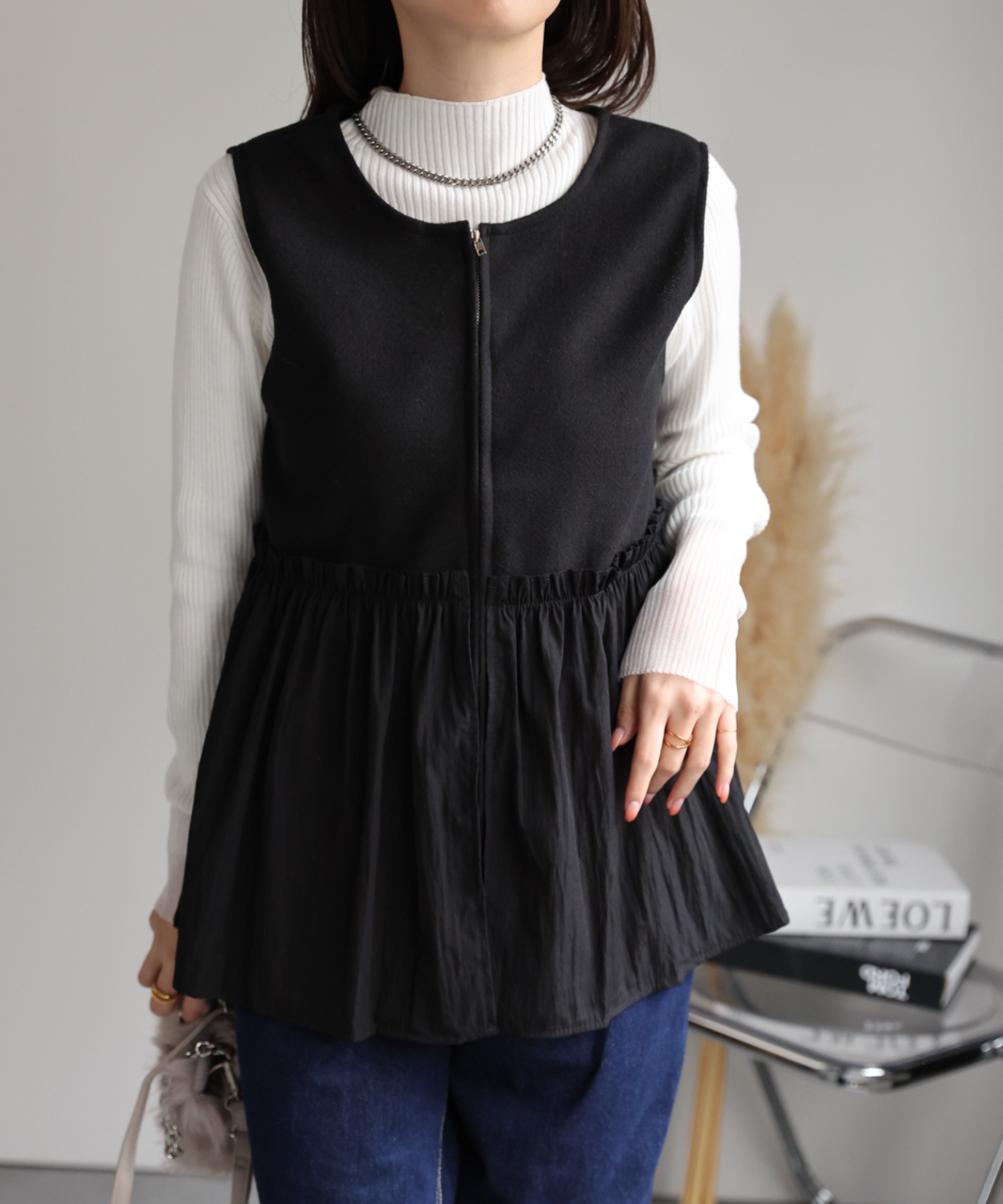 mlodel：162cm 着用サイズ：F