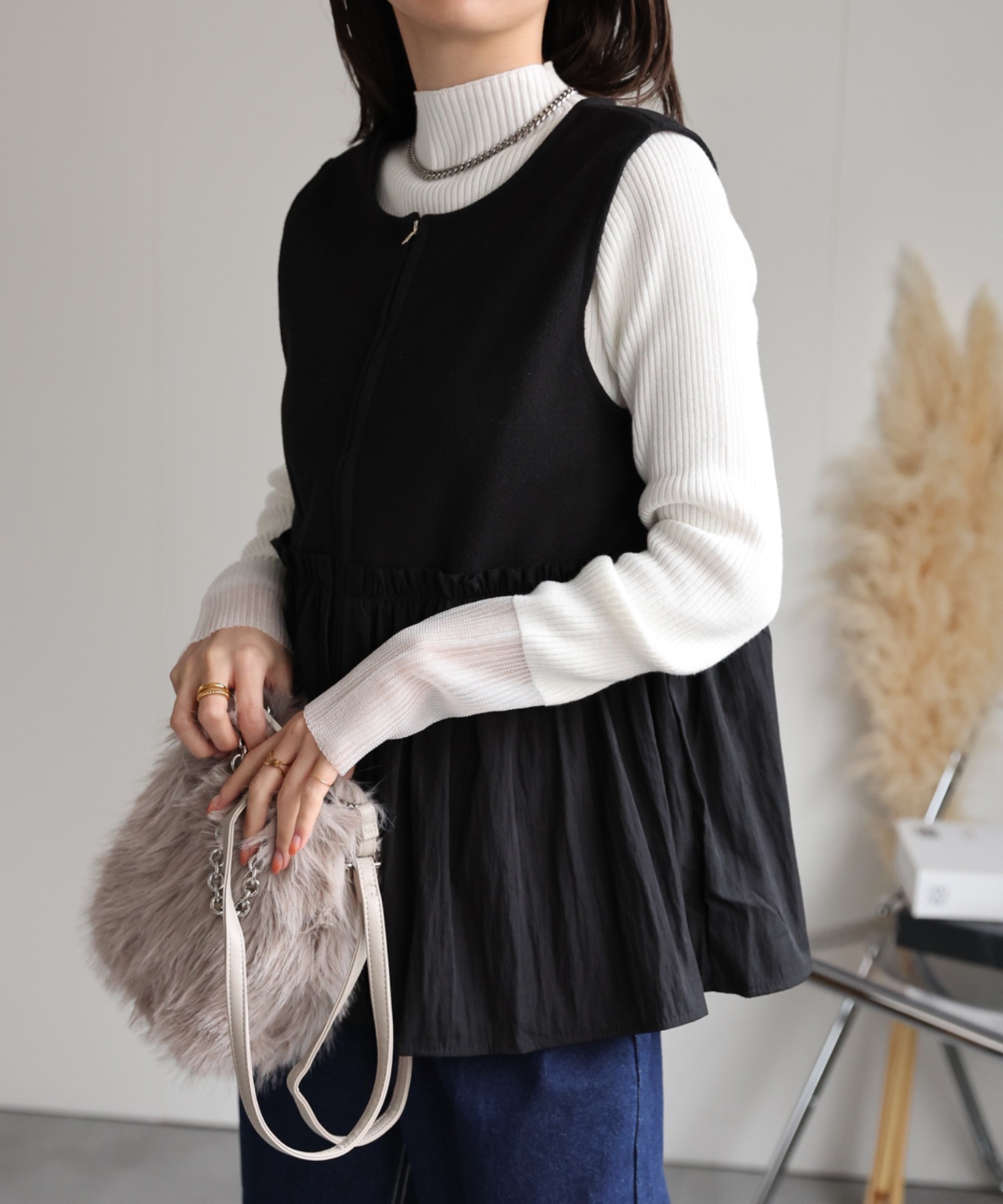 mlodel：162cm 着用サイズ：F