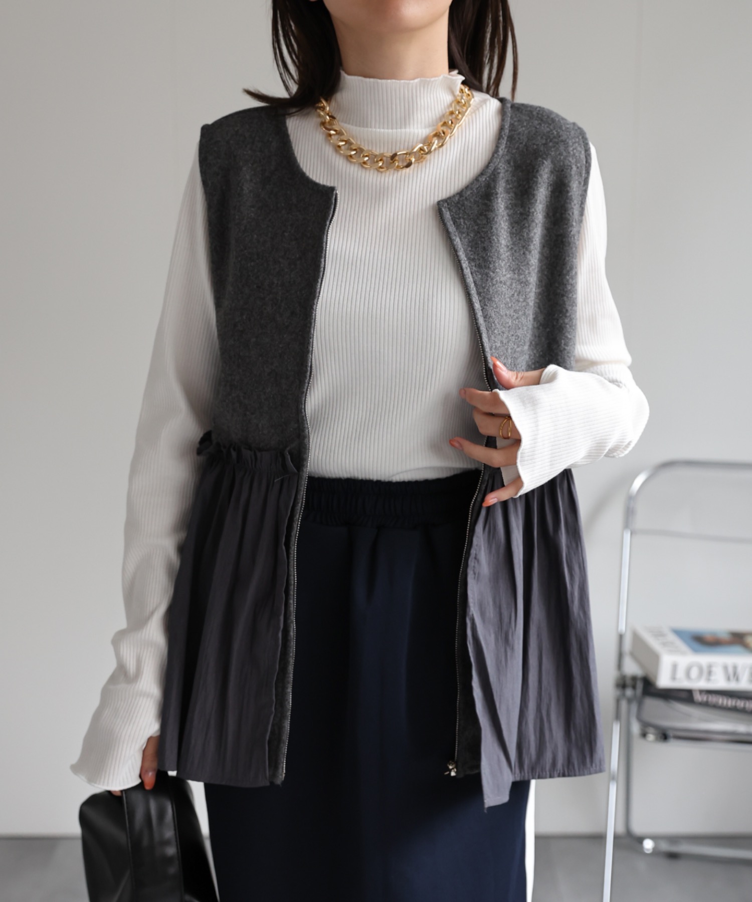 mlodel：162cm 着用サイズ：F