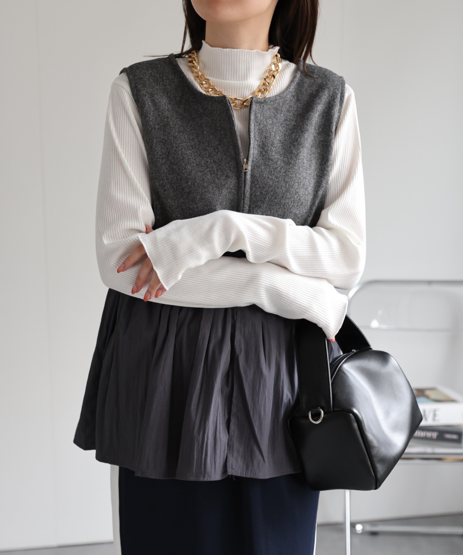 mlodel：162cm 着用サイズ：F