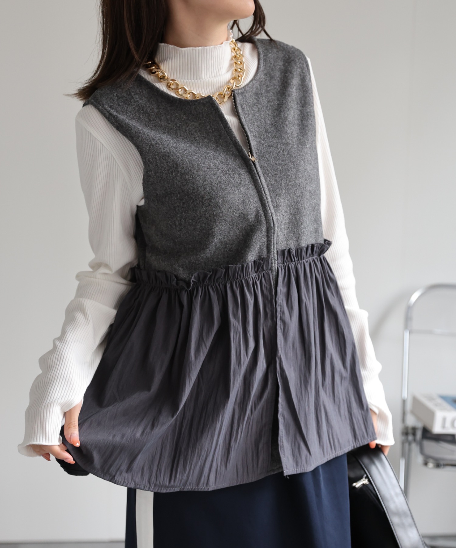 mlodel：162cm 着用サイズ：F